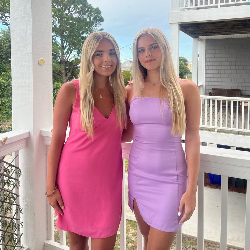 Artizia flowy pink dress